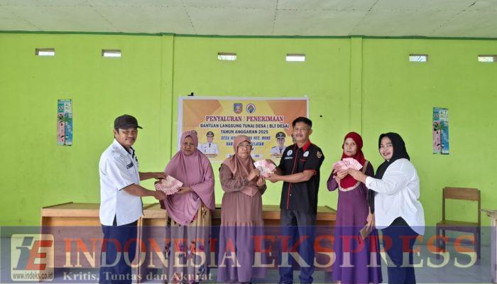 Pemerintah Desa Wulele Jaya Salurkan BLT-DD Tahap I untuk 15 KPM