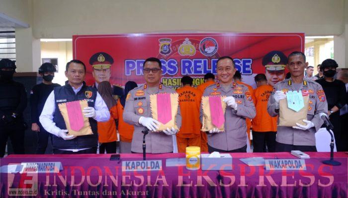 Polda Sultra Musnahkan 11,3 Kg Sabu, Bongkar Dua Jaringan Narkoba Lintas Provinsi dan Internasional