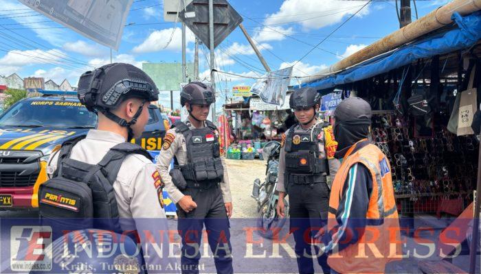 Satgas Preventif Ops 2025 Tertibkan Juru Parkir di Pasar Andonohu, Kendari