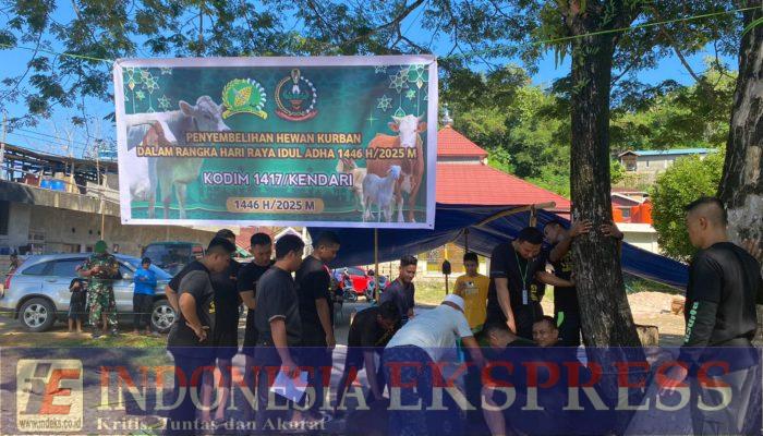 Kodim 1417/Kendari Tebar Kepedulian di Hari Raya Idul Adha 1446 H