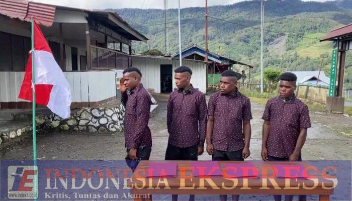 Empat Mantan Anggota OPM Berikrar Setia Kembali ke Pangkuan Ibu Pertiwi