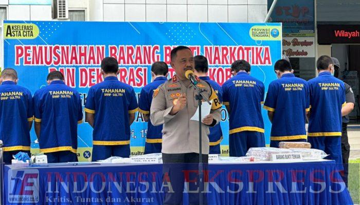 Kapolda Sultra Tegaskan: Bandar Narkoba Layak Dihukum Mati