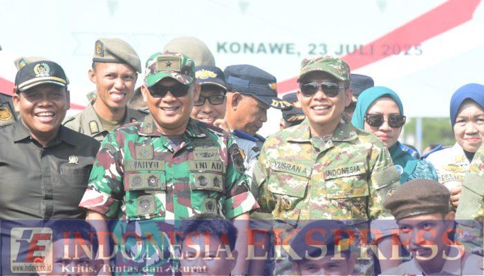 Danrem 143/HO Hadiri Pembukaan TMMD ke-125 Kodim 1417/Kendari di Konawe