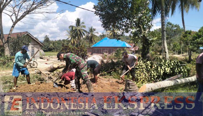 Satgas TMMD 125 Tambah Pembangunan Septic Tank di Desa Nekudu