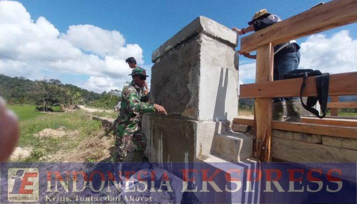 Bukan Sekadar Kuat, Jembatan TMMD di Awua Jaya Kini Tampil Lebih Rapi dan Estetik