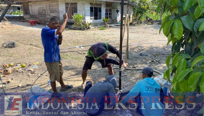 Dukung Ketersediaan Air Bersih, Satgas TMMD 125 Kodim 1417/Kendari Bangun Sumur Bor di Desa Nekudu