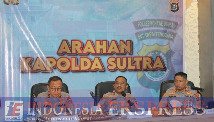 Kunker ke Konawe Utara, Kapolda Sultra Bahas Situasi Kamtibmas dan Atensi Peredaran Narkoba