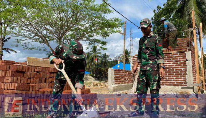 Satgas TMMD 125 Kodim 1417/Kendari Bangun MCK, Hadirkan Harapan Baru Warga Desa Nekudu