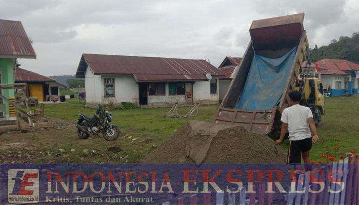 Satgas TMMD 125 Kodim 1417/Kendari Siapkan Material Pasir untuk Pembangunan TK di Asinua