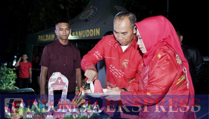 Kodam XIV/Hasanuddin Gelar Syukuran Puncak HUT ke-80 Kemerdekaan RI