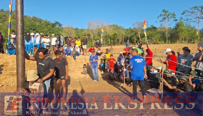 Satgas TMMD 125 Kodim 1417/Kendari Meriahkan Lomba 17-an Bersama Warga Asinua