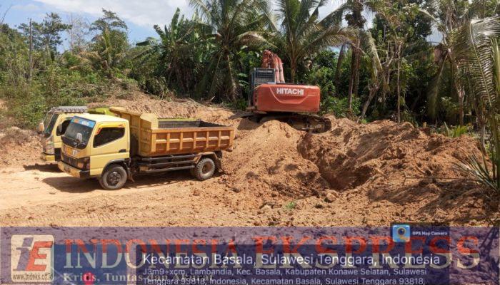 Pemdes Lambandia Genjot Pembangunan Infrastruktur Lewat Dana Desa 2025