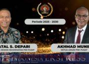 Akhmad Munir Pimpin PWI Pusat 2025–2030, Ungguli Hendry Ch. Bangun