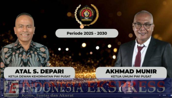 Akhmad Munir Pimpin PWI Pusat 2025–2030, Ungguli Hendry Ch. Bangun