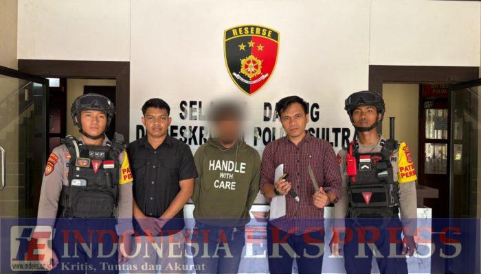 Satgas Anti Premanisme Polda Sultra Amankan Pria Bawa Sajam Saat Praktik Parkir Liar di Kendari