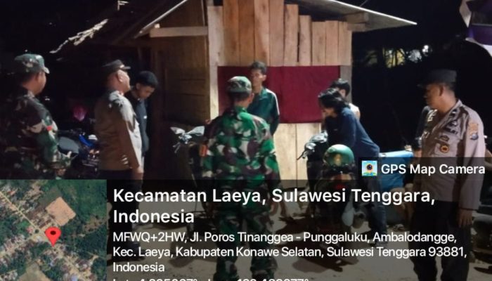 Patroli Bersama Kodim 1417/Kendari di Konawe Selatan: Jaga Kondusifitas dan Edukasi Masyarakat