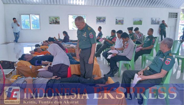 HUT TNI ke-80, Kodim 1420/Sidrap Gelar Donor Darah dan Pengobatan Gratis untuk Masyarakat
