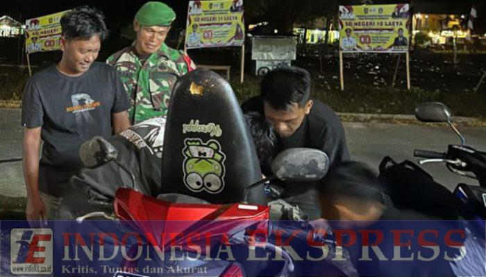 Babinsa Koramil Lainea Gelar Patroli Humanis, Dorong Warga Aktif Ronda Malam
