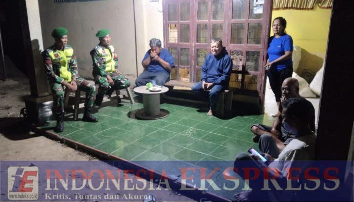 Babinsa Koramil Lainea Gelar Patroli Bersama, Warga Diminta Aktifkan Ronda Malam