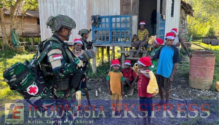 Marinir Hadir di Papua Tebarkan Kasih dan Harapan dengan Damainya Natal di Tahun 2025