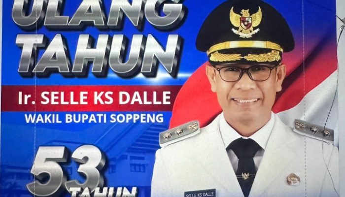 Ketua PWI Soppeng Ucapkan Selamat Ulang Tahun ke-53 Wakil Bupati