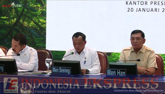 Satu Tahun Satgas PKH, Pemerintah Tertibkan Jutaan Hektare Kegiatan Usaha Berbasis SDA