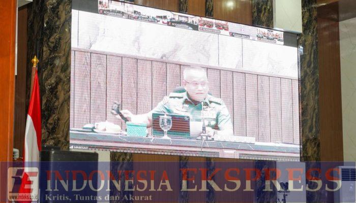 Pangdam V/Brawijaya Ikuti Taklimat Awal Progjagar TA 2026 Rapim TNI AD Secara Vidcon