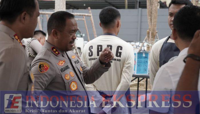 Kapolda Sultra Tinjau Pembangunan SPPG Polri di Polresta Kendari