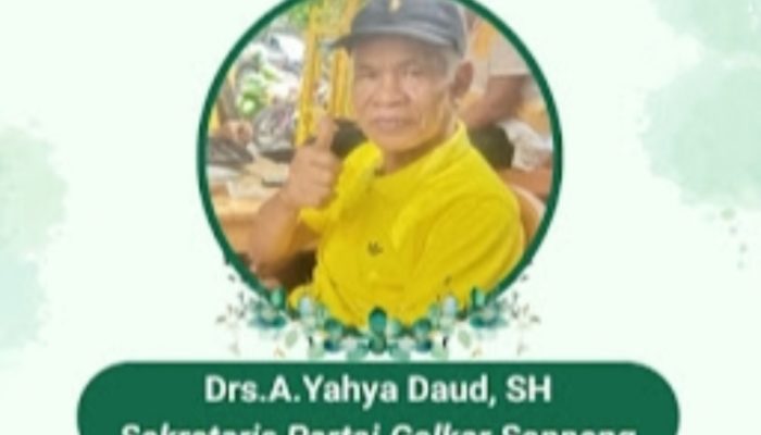 Ketua PWI Soppeng Andi Jumawi Sampaikan Duka atas Wafatnya Sekretaris Partai Golkar Soppeng
