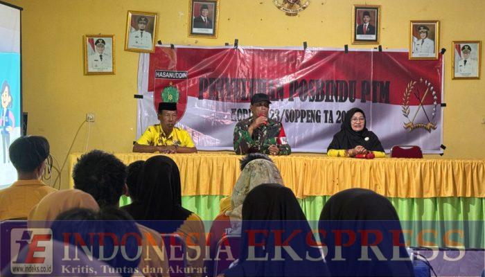TMMD Ke-127 Kodim 1423/Soppeng Gelar Penyuluhan Posyandu dan Posbindu di Desa Barang