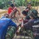 Satgas TMMD Ke-127 Kodim 1417/Kendari Percepat Perakitan Rangka Jembatan di Sambuli