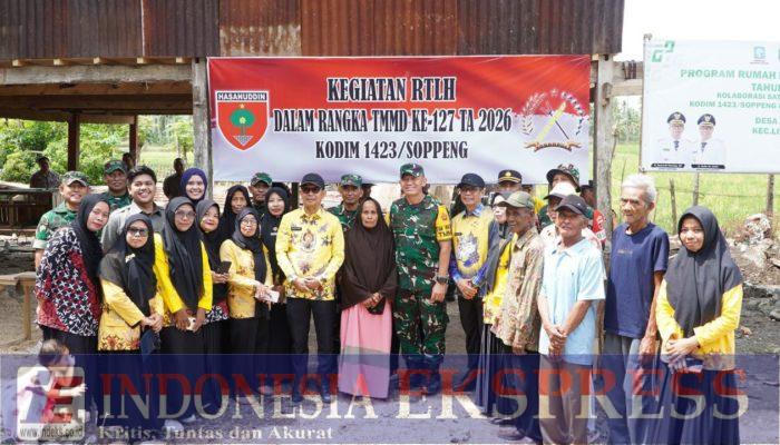 TMMD Ke-127 Kodim 1423/Soppeng Hadirkan Perubahan Nyata di Desa Jampu dan Barang