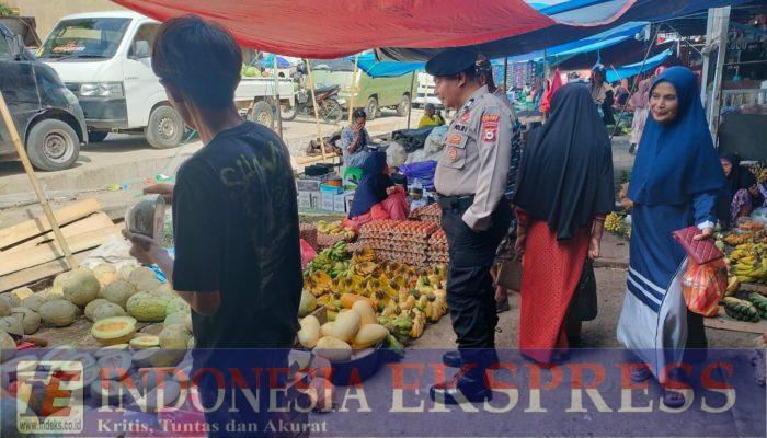 Polres Soppeng Tingkatkan Pengamanan Pasar Cabenge Selama Ramadhan