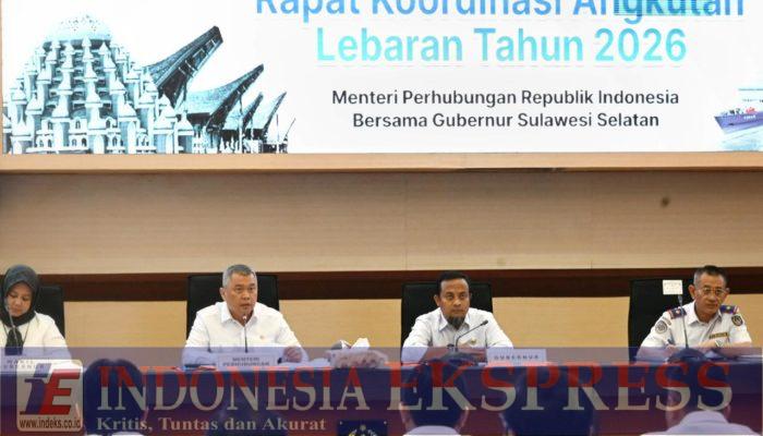 Menhub Dudy Sinergikan Angkutan Lebaran 2026 dengan Gubernur Sulsel