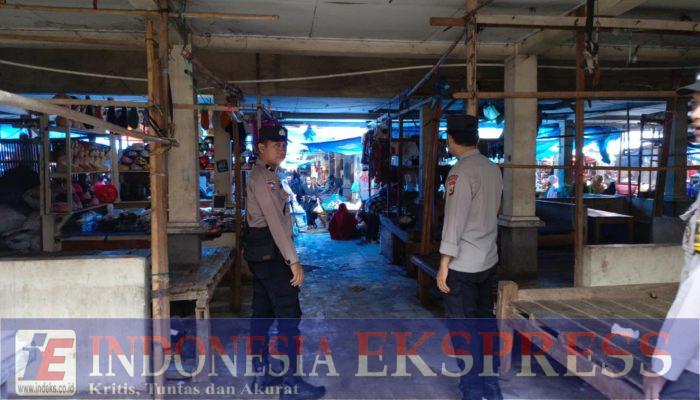 Personel Polsek Marioriwawo Intensifkan Pengamanan Pasar Takalala Selama Ramadhan
