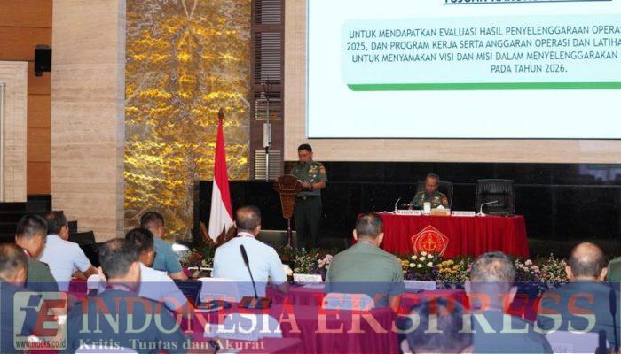 Rakorops TNI TA 2026 Perkuat Kesiapan Operasi dan Tegaskan Jati Diri Prajurit di Era Modern