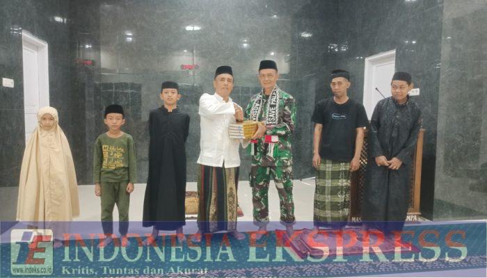 Satgas TMMD Ke-127 Kodim 1423/Soppeng Salurkan Sedekah Al Quran, Perkuat Syiar dan Gerakan Cinta Al Quran