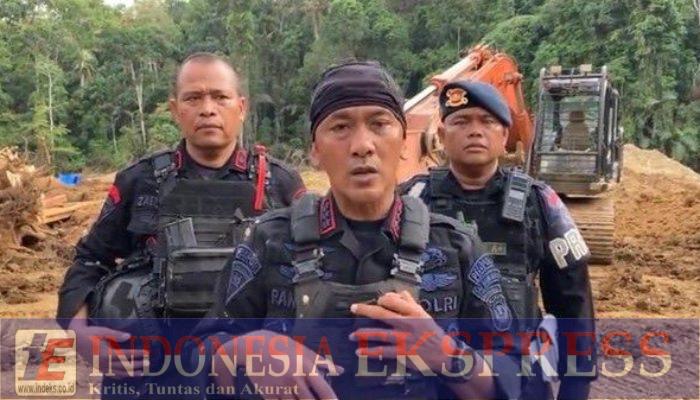 Polda Sumut Sita 12 Eskavator di Tambang Emas Ilegal Madina, 7 Orang Ditangkap