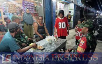 Babinsa Koramil Lainea Gelar Patroli Bersama, Perkuat Keamanan dan Cegah Hoaks di Kolono Timur