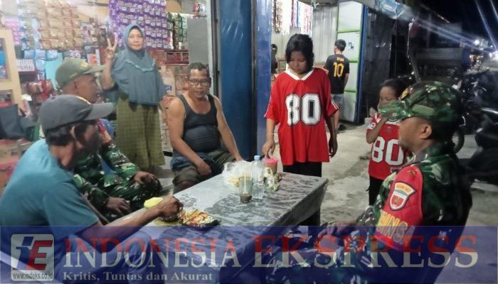 Babinsa Koramil Lainea Gelar Patroli Bersama, Perkuat Keamanan dan Cegah Hoaks di Kolono Timur
