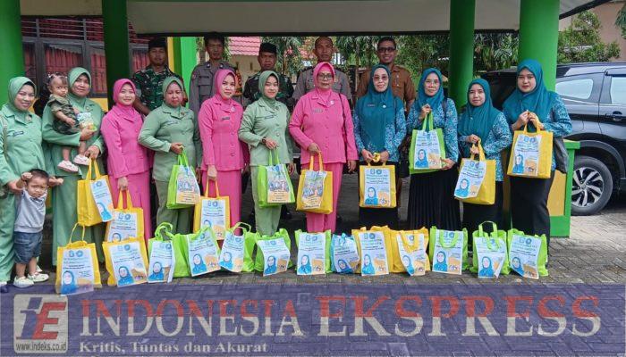 Bhayangkari, Persit KCK, dan PKK Citta Bersatu Berbagi Sembako untuk Warga Kurang Mampu di Empat Desa