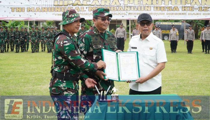 TMMD Ke-127 Kodim 1423/Soppeng Ditutup, Bangun Infrastruktur dan Salurkan Bantuan Sosial