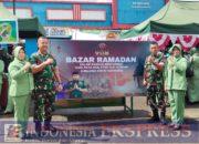 Bazar Ramadhan Kodim 1422/Maros Diserbu Warga, Sediakan Sembako Harga Terjangkau