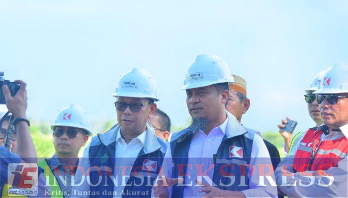 Didampingi Bupati Soppeng, Gubernur Sulsel Groundbreaking Rehabilitasi Irigasi di Soppeng