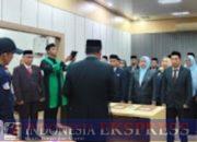 Plt Sekda Soppeng Lantik 18 Pejabat Administrator dan Fungsional