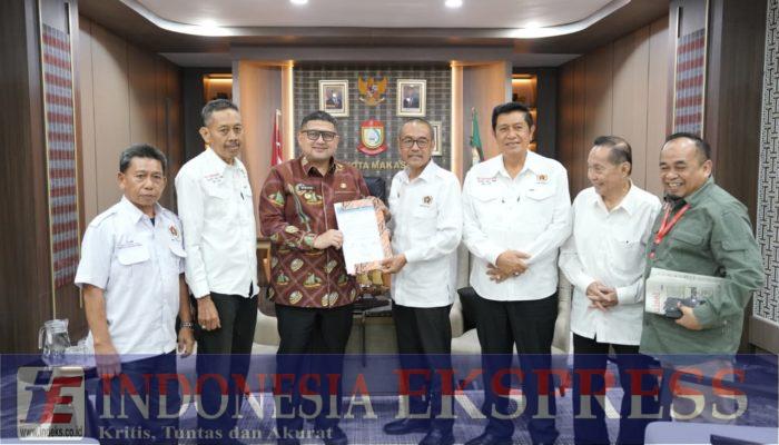 Terima Audiensi PWI, Munafri Fasilitasi Wartawan Ikut UKW Tingkatkan Kompetensi