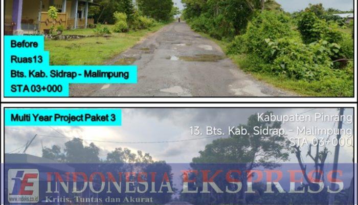 Lima Paket MYP Ruas Jalan Penghubung Antar Wilayah Sulsel Dipercepat