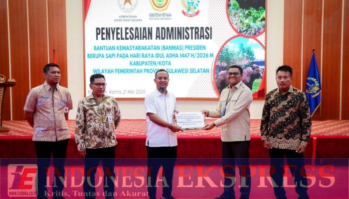 Presiden Prabowo Salurkan 25 Ekor Sapi Kurban untuk Sulsel, Gubernur Andi Sudirman: Untuk Warga Membutuhkan