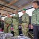 Wapang TNI Dampingi Menhan RI Tinjau Yonif TP 808/Mbaham Matta di Papua Barat