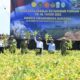 Panglima TNI Bersama Menteri Pertanian Melaksanakan Panen Raya Kedelai Ketahanan Pangan TNI AL di Nganjuk